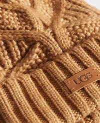 Ugg Cable Knit Pom Beanie