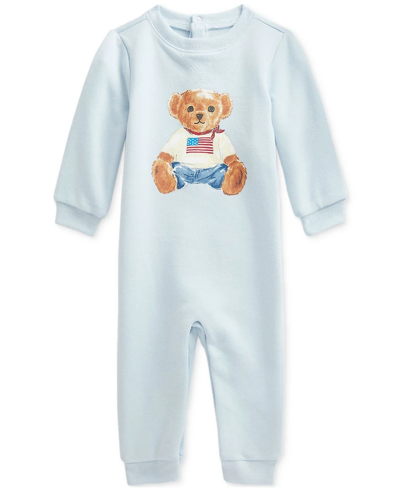 Polo Ralph Lauren Baby Fleece Bear Coverall