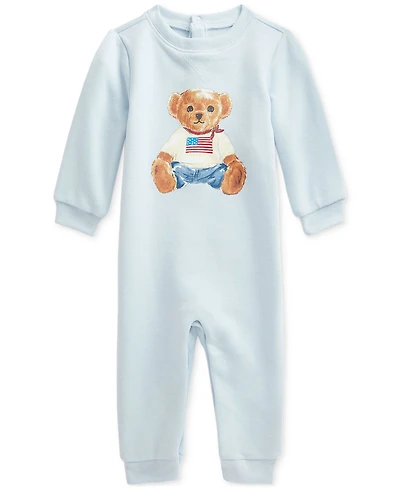Polo Ralph Lauren Baby Fleece Bear Coverall