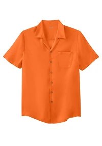 KingSize Big & Tall Ks Island Solid Camp Shirt