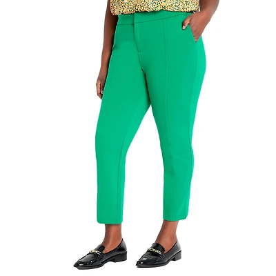 Eloquii Women's Plus Petite The Ultimate Stretch Slim Leg Pant