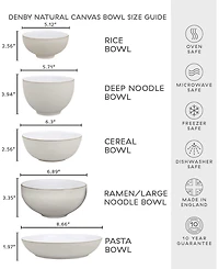 Denby Natural Canvas Textured Cereal Bowl
