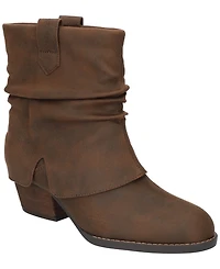 Bella Vita Women's Twyla Slouch Block Heel Ankle Boots
