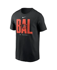 Nike Men's Black Baltimore Orioles Scoreboard T-Shirt