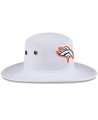 New Era Men's White Denver Broncos 2024 Nfl Training Camp Panama Bucket Hat
