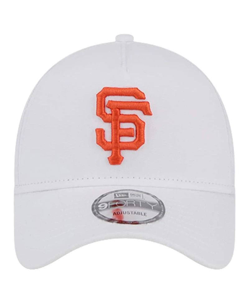 New Era Men's White San Francisco Giants Tc A-Frame 9FORTY Adjustable Hat