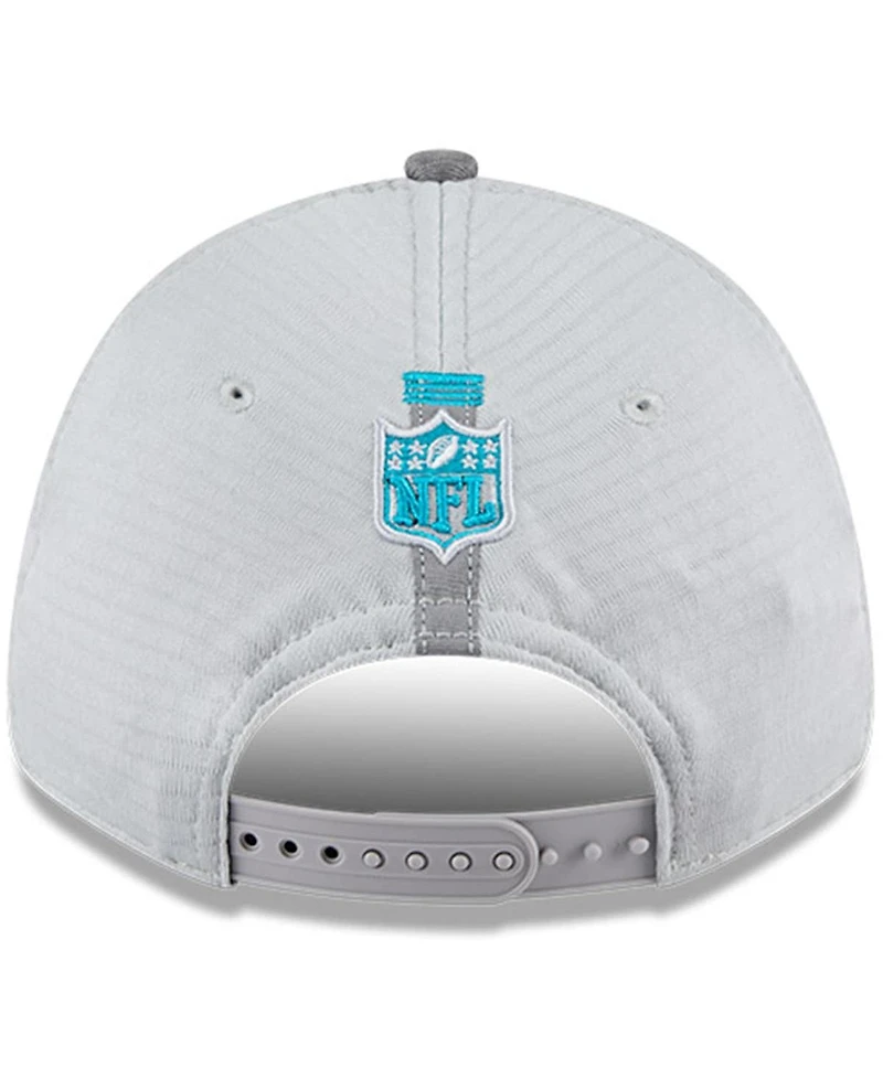 New Era Men's Gray Jacksonville Jaguars 2024 Nfl Training Camp 9FORTY Adjustable Hat