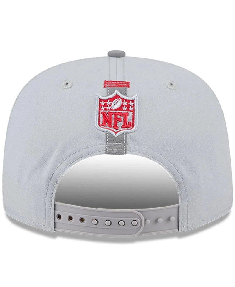 New Era Men's Gray New England Patriots 2024 Nfl Training Camp Golfer Snapback Hat