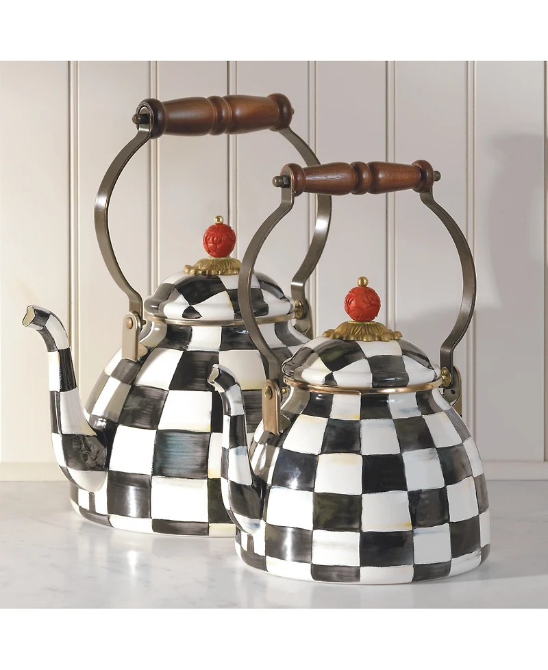 Mackenzie-Childs Courtly Check 3-Qt. Tea Kettle