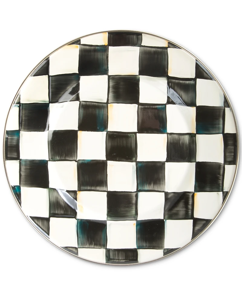 Mackenzie-Childs Courtly Check Dinner Plate