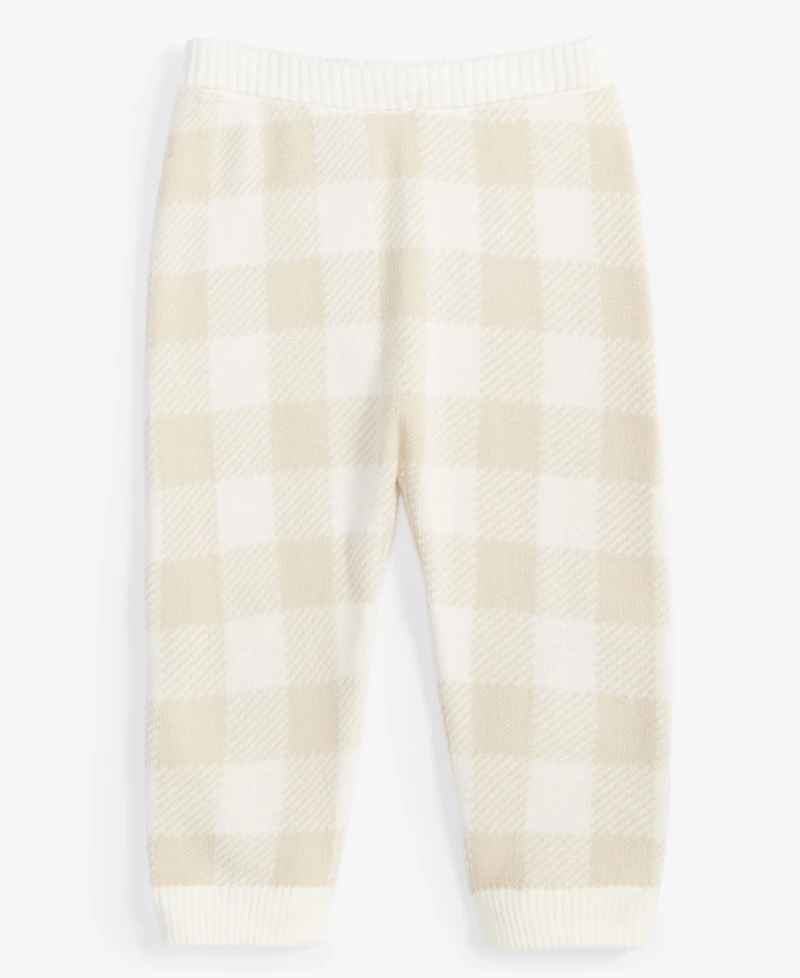 Baby Cotton Check Pants, Exclusively at Macy's