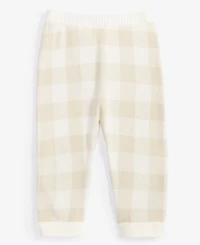 Baby Cotton Check Pants, Exclusively at Macy's