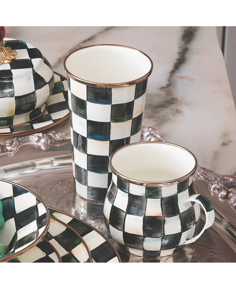 Mackenzie-Childs Courtly Check Cork-Backed Placemats, Set of 4