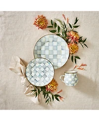 Mackenzie-Childs Sterling Check Dinner Plate