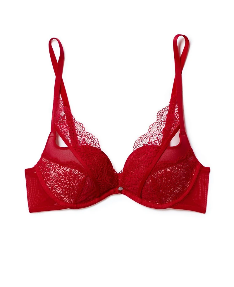 Adore Me Women's Sylvia Push Up Plunge Bra