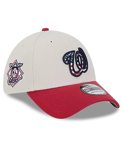 New Era Men's Red Washington Nationals 2024 Fourth of July 39THIRTY Flex Hat