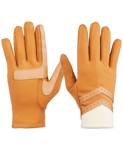 Isotoner Signature Women's Rib-Knit Fleece-Lined Gloves