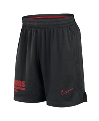 Nike Men's Black Georgia Bulldogs 2024 Sideline Mesh Shorts