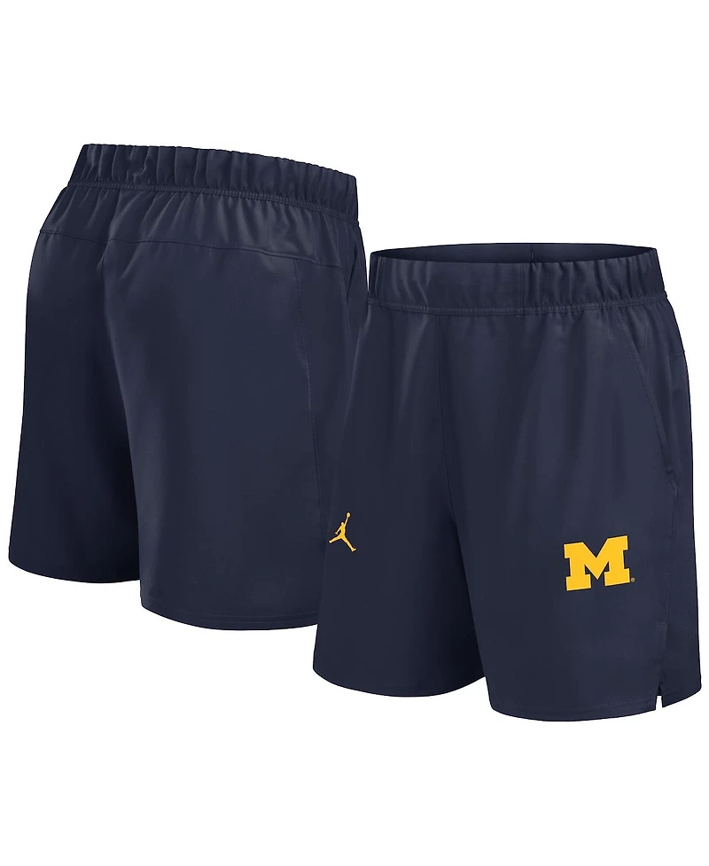 Jordan Men's Navy Michigan Wolverines Primetime Victory Performance Shorts