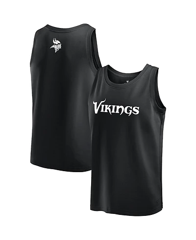 Fanatics Men's Black Minnesota Vikings Elements Tank Top