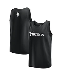 Fanatics Men's Black Minnesota Vikings Elements Tank Top