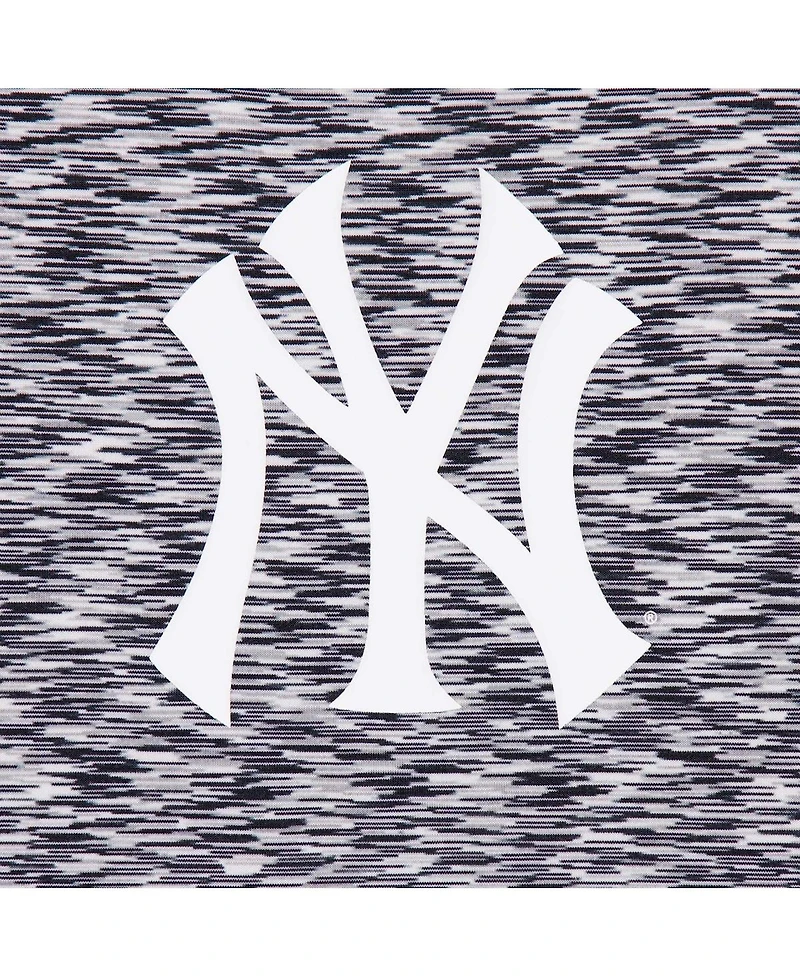 New Era Women's Navy York Yankees Space Dye Keyhole Back Tank Top