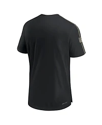 Nike Men's Black New Orleans Saints 2024 Sideline Coach Uv Performance T-Shirt