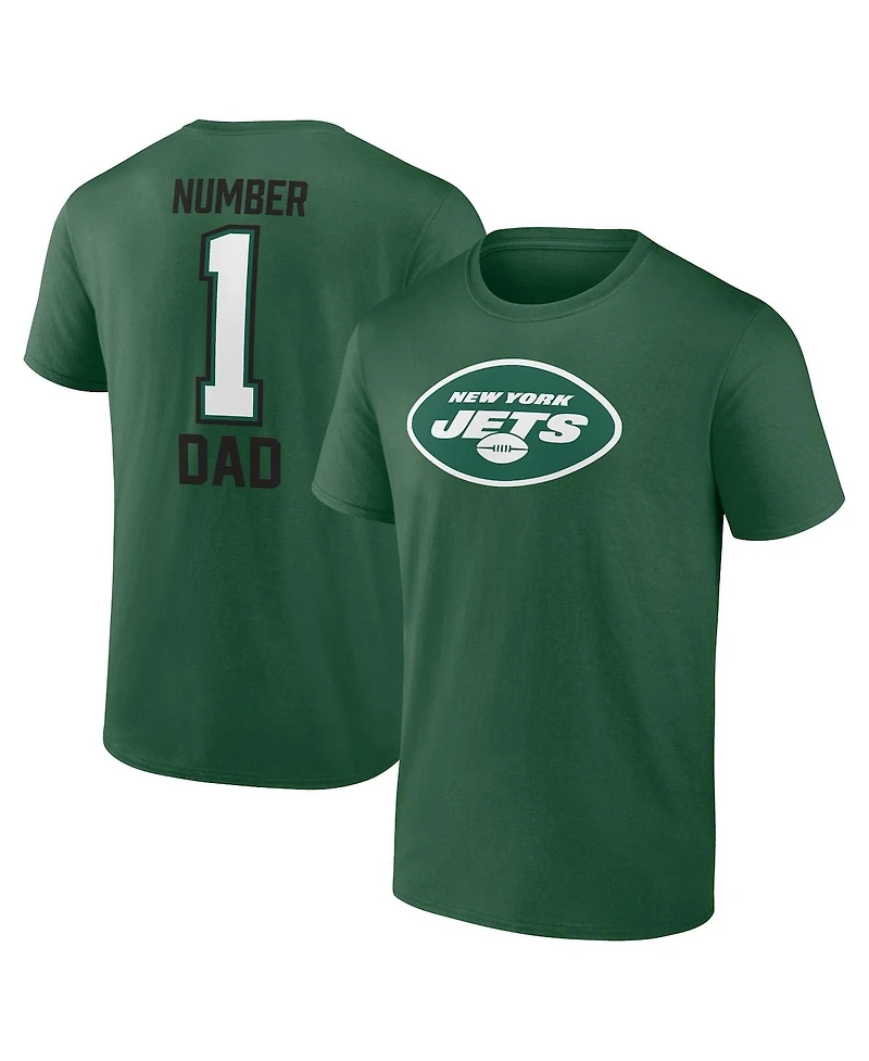 Fanatics Men's Green 1 Dad T-Shirt
