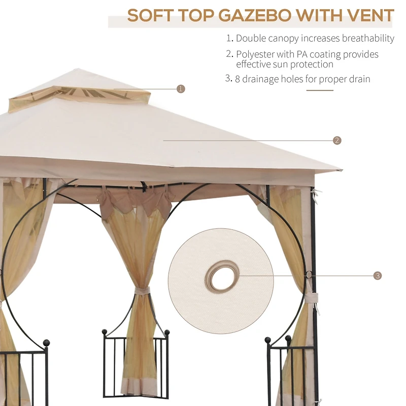 Modern Outdoor Gazebo Stylish, Durable, and Bug-Free Shelter for Your Backyard