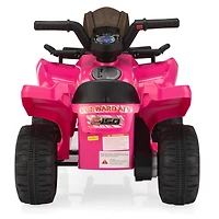Streamdale Furniture Electric Toy Car for Kids Rosy Ride-On Atv with Music and Lights
