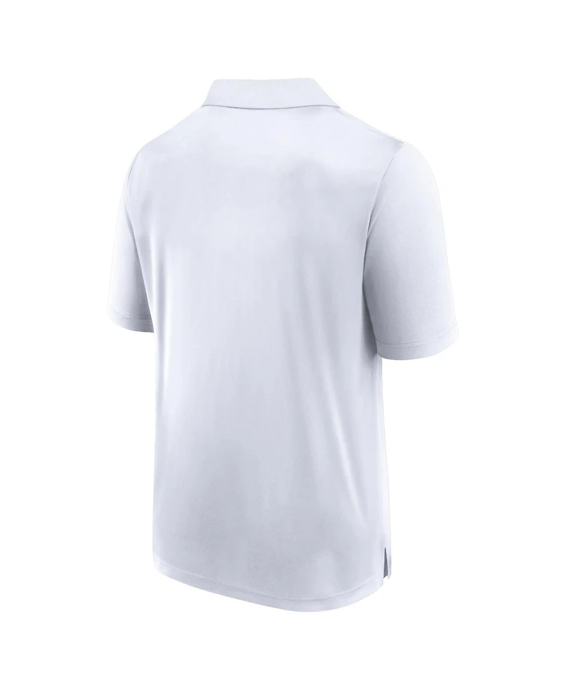 Fanatics Men's White Lafc Line Up Fade Polo Shirt