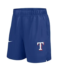 Nike Men's Royal Texas Rangers Woven Victory Performance Shorts