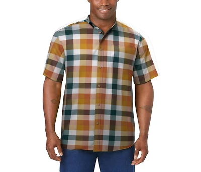 KingSize Big & Tall Short Sleeve Wrinkle-Free Sport Shirt