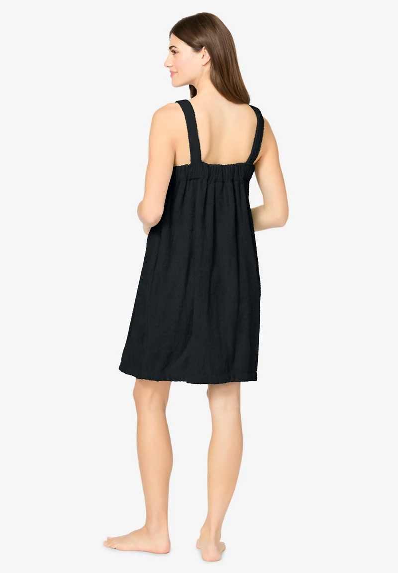 Dreams & Co. Plus Terry Towel Wrap