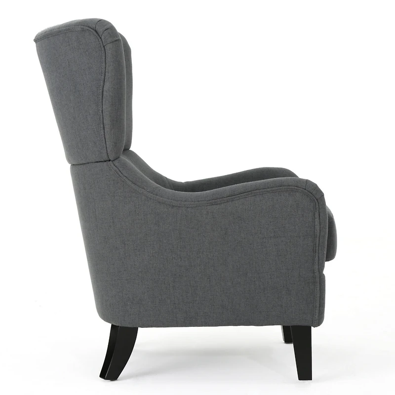 Streamdale Contemporary Accent Club Chair with Wingback Design