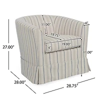 Indulge in Comfort and Mobility Swiveling Armchair for Unparalleled Relaxation