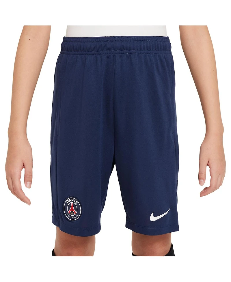 Nike Big Boys and Girls Navy Paris Saint-Germain 2024/25 Academy Pro Shorts