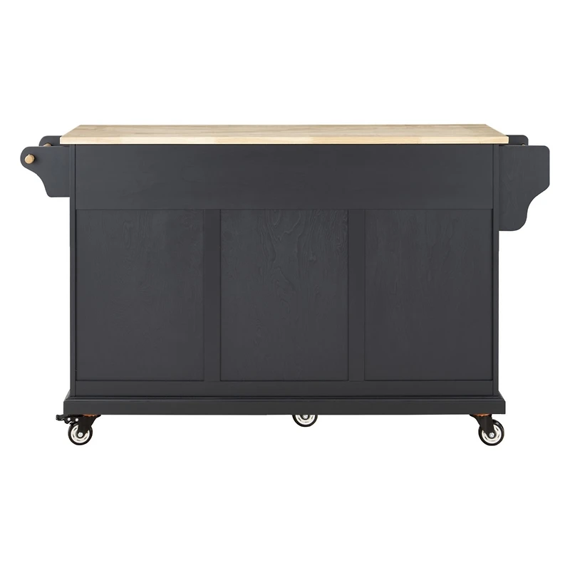 Streamdale Cambridge Natural Wood Top Kitchen Island with Storage