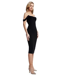 Dress the Population Women's Vickie Off-The-Shoulder