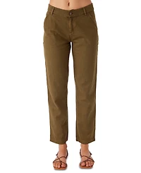 O'Neill Juniors' Kree Cotton High-Rise Cargo Pants