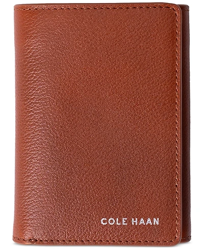 Cole Haan Men's Rfid Boxshine Trifold Logo Wallet
