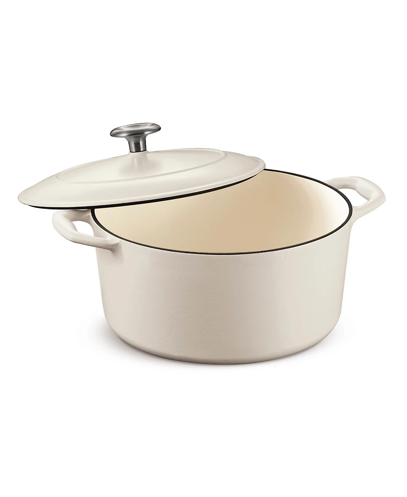 Tramontina Bestow 5.5-Quart Enameled Cast Iron Round Dutch Oven Pot with Lid