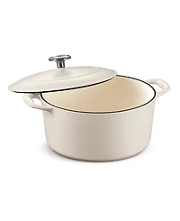 Tramontina Bestow 5.5-Quart Enameled Cast Iron Round Dutch Oven Pot with Lid