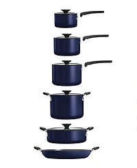 Tramontina Porcelain Enamel Heavy Gauge Aluminum Non Stick 11 Piece Cookware Set
