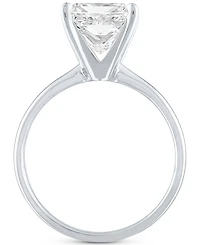 Gia Certified Diamond Princess Solitaire Engagement Ring (2 ct. t.w.) in 14k White Gold