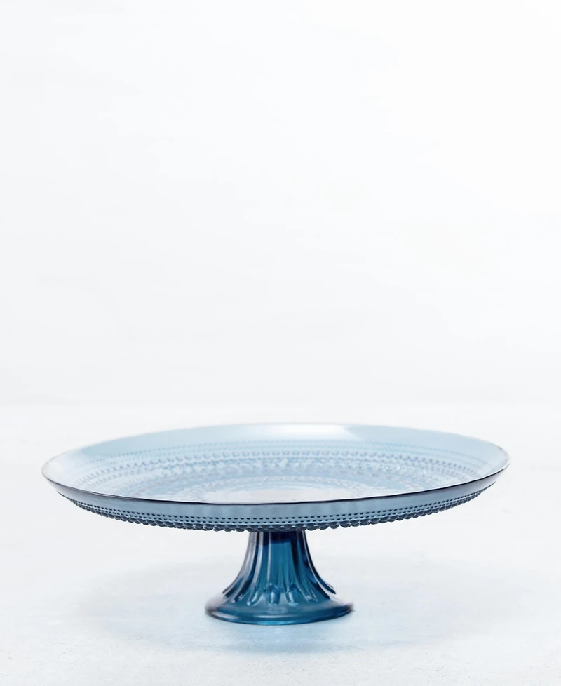 Fortessa Jupiter Cornflower 13" Cake Stand and Dome Set