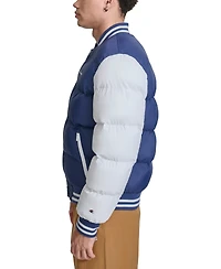 Champion Men's Quilted Full-Zip Varsity Puffer Jacket