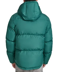 Champion Men's Quilted Full-Zip Hooded Puffer Jacket