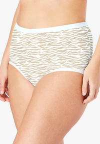 Comfort Choice Women's Cotton Brief 5-Pack