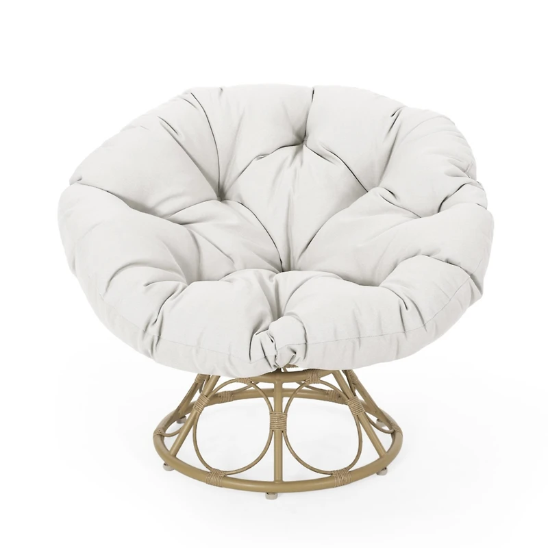 Streamdale Mia Papasan Swivel Chair for Outdoor Comfort